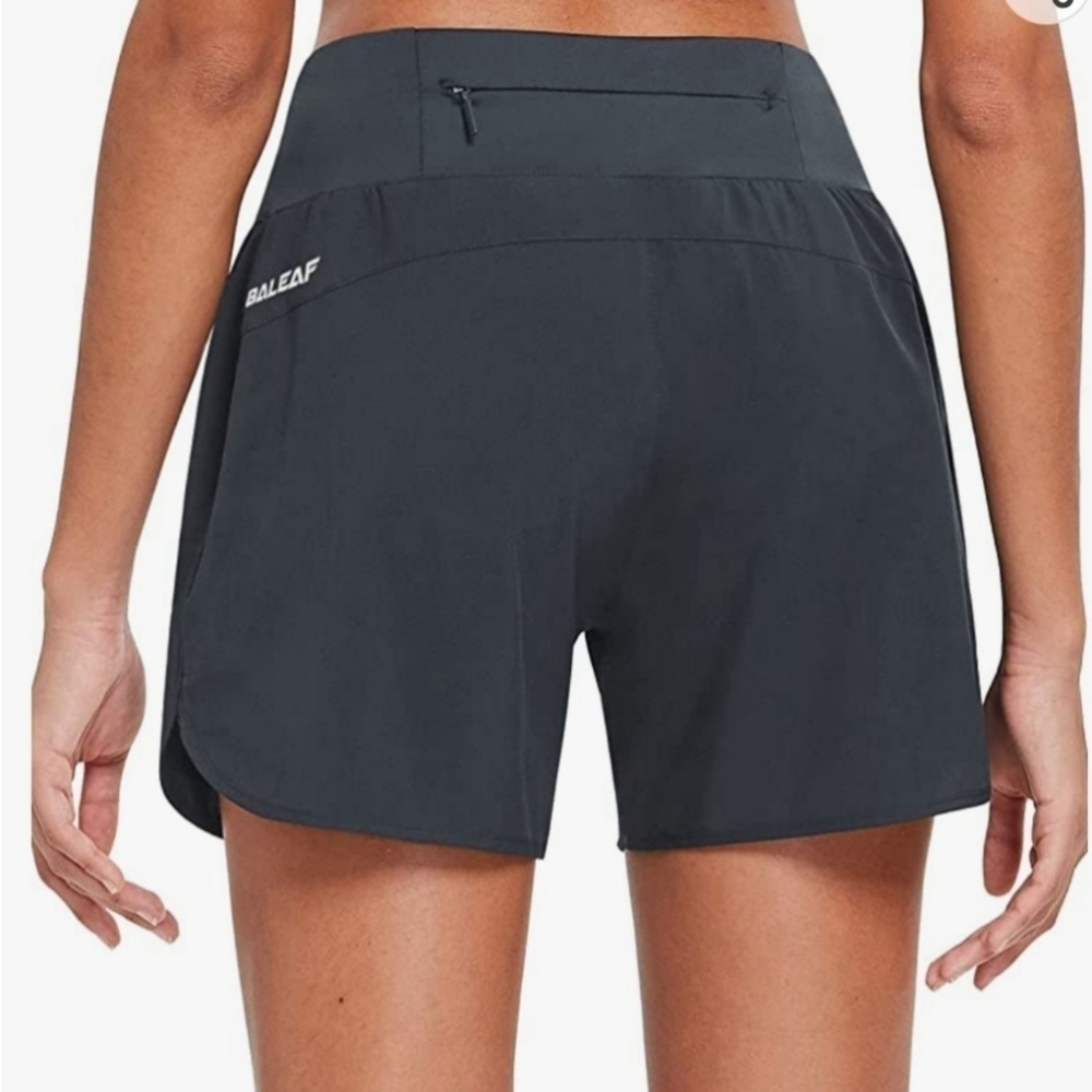 Baleaf Womens High Waisted Running Short, Size M